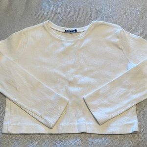 Zara Cropped Light Sweater